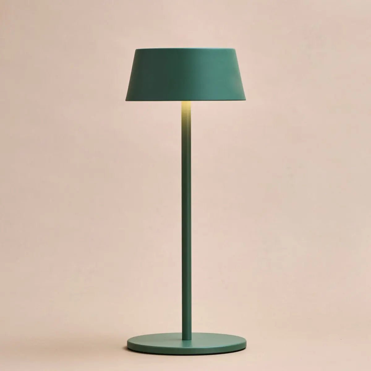 Hugo Sage Green Rechargeable Table Lamp - Stylish, Dimmable Lamp; Cordless - Image 6