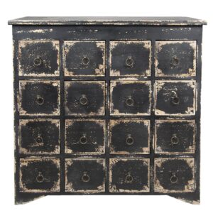 Chest of drawers Black 96x40x94 cm