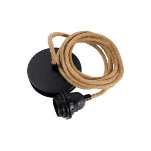 Fitting for Pendant Lamps - Ceiling- Natural Black - 1 Fitting