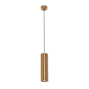 Hanging lamp cylinder 1 | Golden