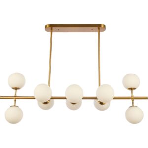 Hanging lamp Chrintine White Gold