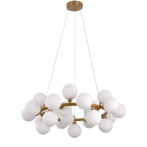 Hanging lamp Elite White Gold 120CM