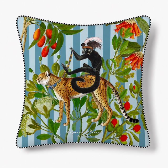 Hayward & Haines Designer Scatter Cushion - Cheetah Chariot - Image 5