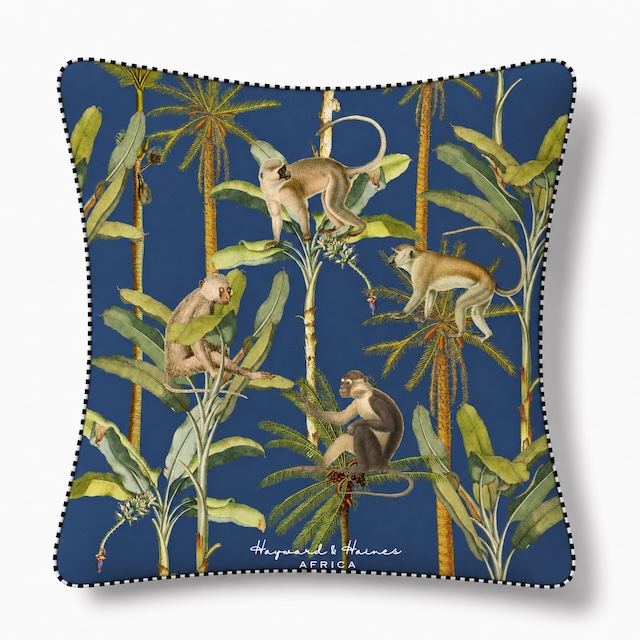 Hayward & Haines Designer Scatter Cushion - Monkey Tricks - Image 4