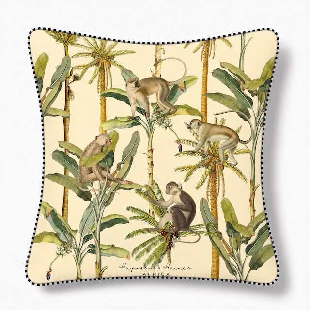 Hayward & Haines Designer Scatter Cushion - Monkey Tricks - Image 6