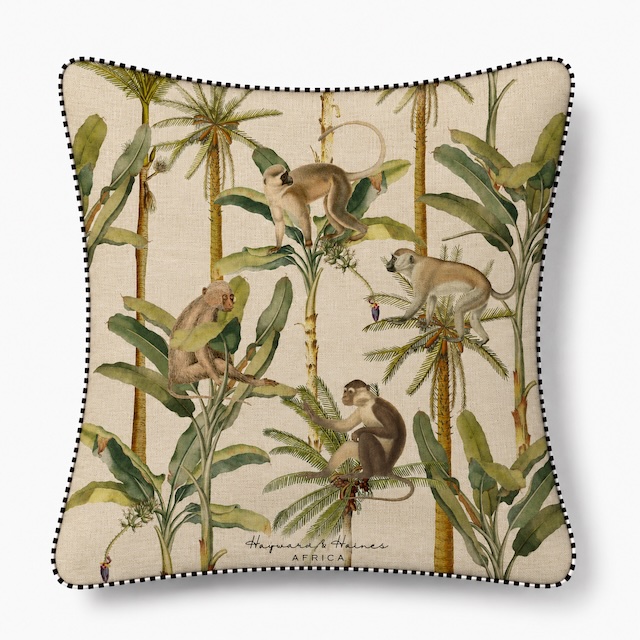 Hayward & Haines Designer Scatter Cushion - Monkey Tricks - Image 10