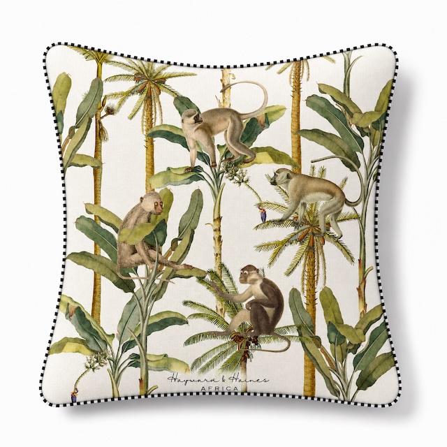 Hayward & Haines Designer Scatter Cushion - Monkey Tricks - Image 9